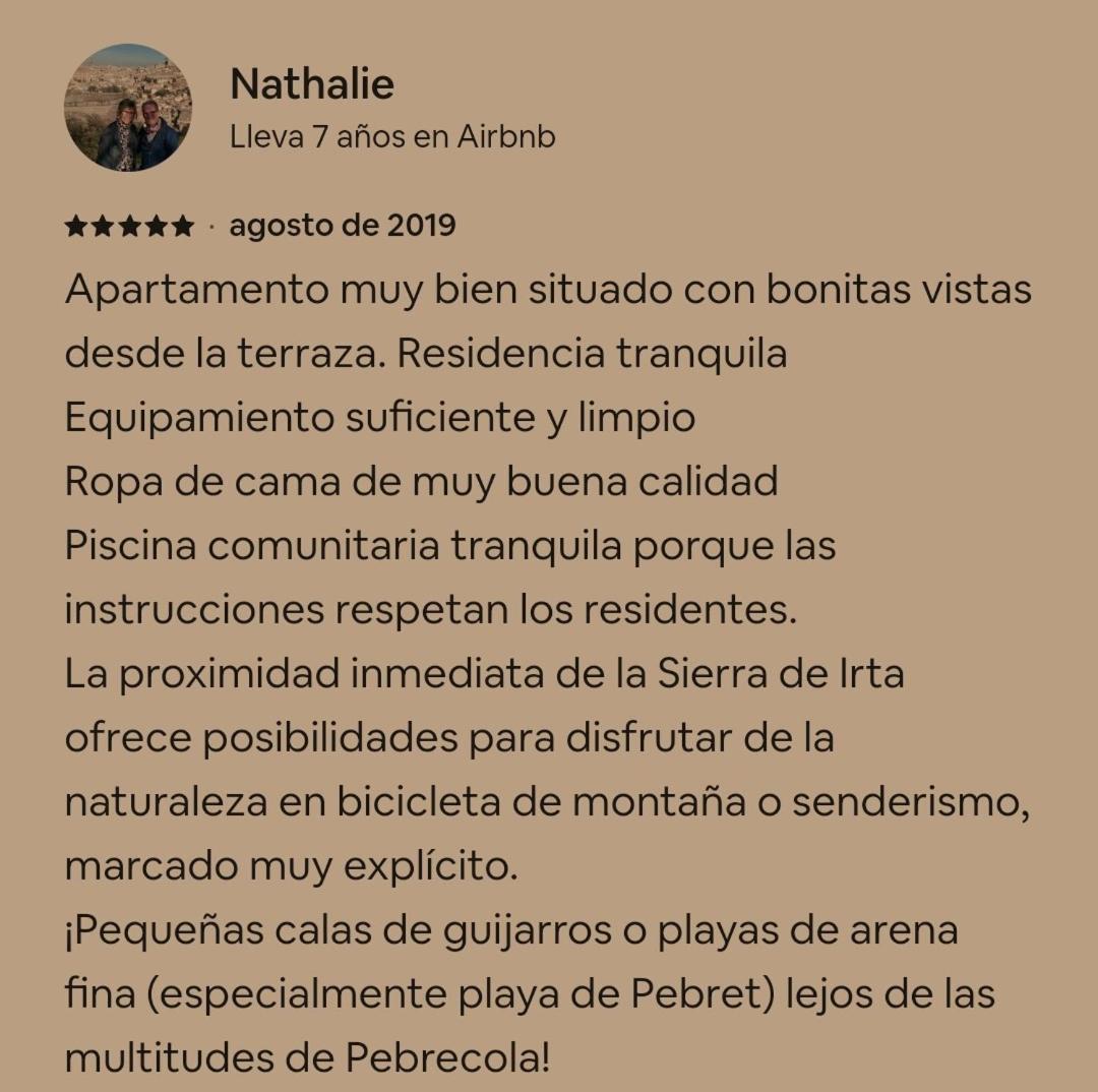 Appartement En Sierra De Irta Font Sol 4 *